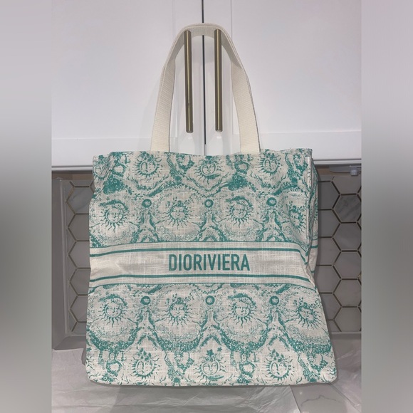 New Authentic Christian Dior Dioriviera summer tote - Picture 5 of 16